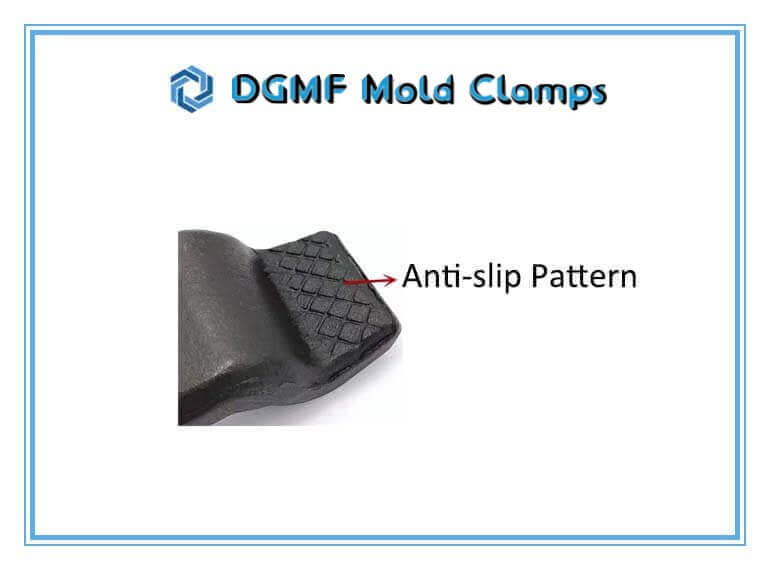 DGMF Mold Clamps Co., Ltd - Forged Gooseneck Mold Clamp Anti-slip Pattern Feature